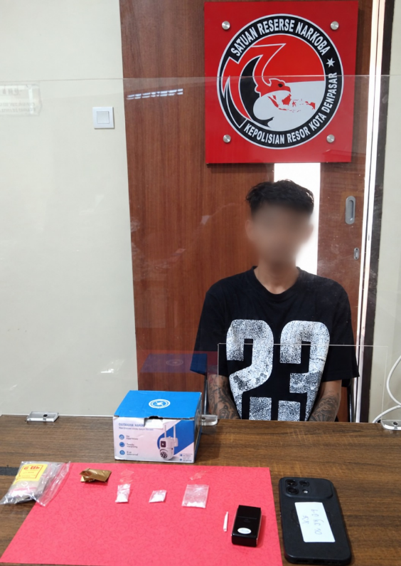 Polresta Denpasar Amankan DJ Penyimpan Sabu di Sesetan