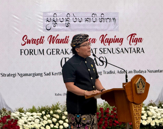 Wagub Giri Prasta Hadiri HUT Forgas Bali