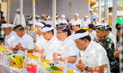 Pimpinan Daerah Jadi Upasaksi Upacara Atma Wedana Desa Adat Kuta