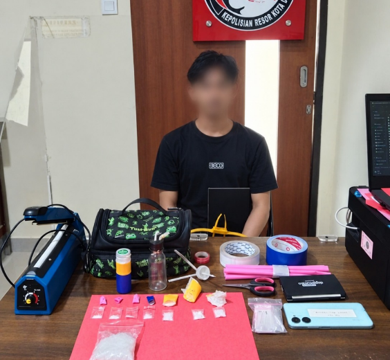 Pengungkapan Kasus Sabu Satresnarkoba Denpasar
