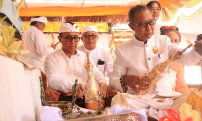 Walikota Jaya Negara Ikuti Prosesi Ngajum Karya Serangan