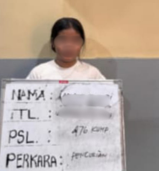 Terduga Pelaku Pencurian HP Diamankan Polisi