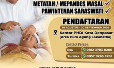 PHDI Denpasar Gelar Manusa Yadnya Bersama