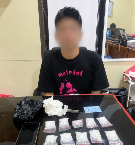 Satresnarkoba Amankan Kurir Sabu di Denpasar