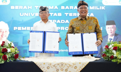 Gubernur Koster Terima Hibah Aset Universitas Terbuka