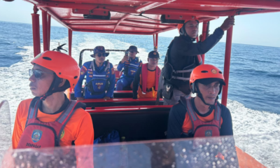 Ketiga korban dalam keadaaan selamat. (Foto: Hms SAR)