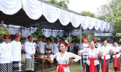Sanjaya Ikuti Mepeed Pujawali Tri Kahyangan Tabanan