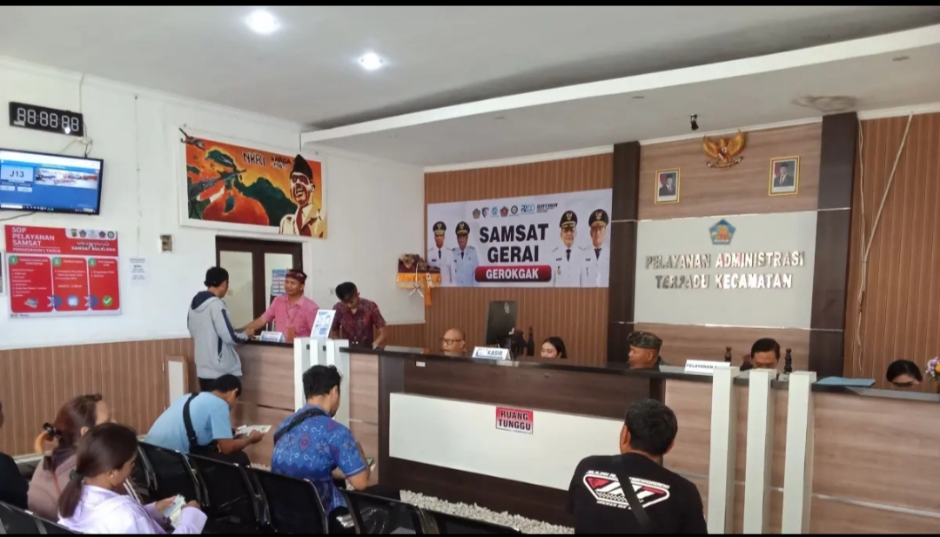 Pelayanan Pajak Kendaraan di Samsat Gerokgak