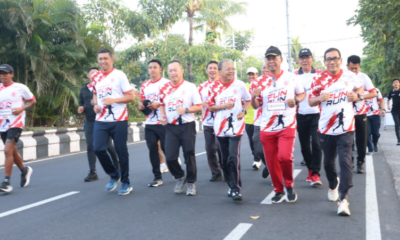 Sekda Eddy Mulya Hadiri Prima Fun Run HUT TNI