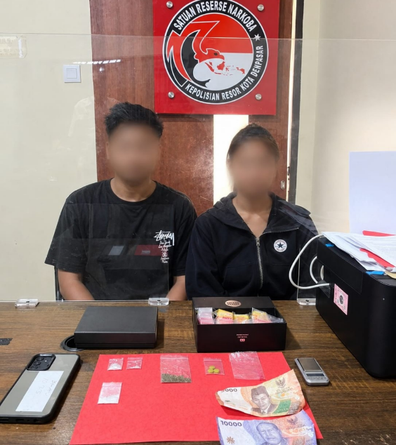 Sepasang Kekasih Diamankan Simpan Sabu dan Ekstasi