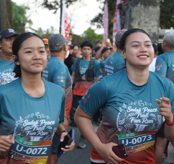 Ny. Putri Koster Lepas Sudaji Peace Trail Fun Run 2026