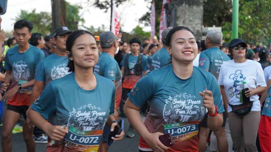 Ny. Putri Koster Lepas Sudaji Peace Trail Fun Run 2026