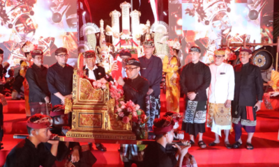Walikota Jaya Negara Tancapkan Keris Peringatan Puputan Badung
