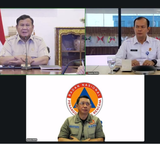 Presiden Prabowo Pantau Penanganan Karhutla di Sumatra dan Kalimantan