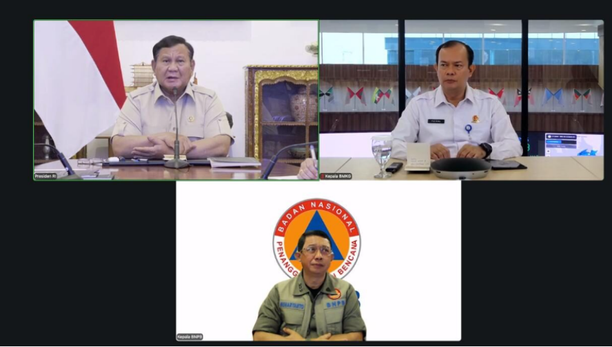 Presiden Prabowo Pantau Penanganan Karhutla di Sumatra dan Kalimantan