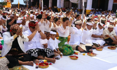 Wagub Giri Prasta Hadiri Pemelaspasan Pura Lempuyang Madya