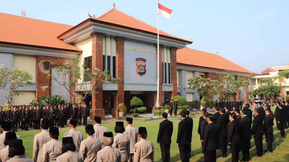 Kapolresta Denpasar Pimpin Upacara Hari Kesaktian Pancasila
