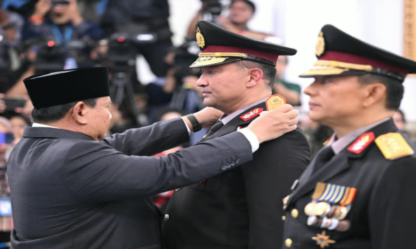 Presiden Prabowo Lantik Suyudi Ario Seto sebagai Kapolri