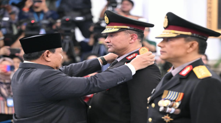 Presiden Prabowo Lantik Suyudi Ario Seto sebagai Kapolri
