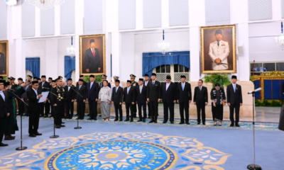 Presiden Prabowo Lantik Empat Pejabat Negara di Istana Negara