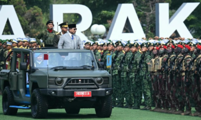 Presiden Prabowo pimpin upacara HUT ke-81 TNI di Cilangkap