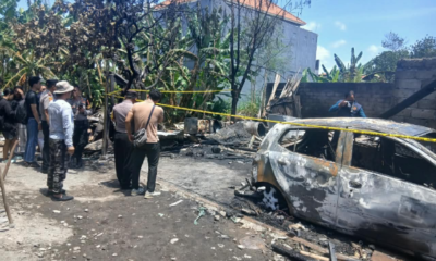 Kebakaran rumah pemotongan ayam di Kesiman, Denpasar Timur