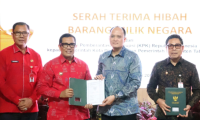 Bupati Sanjaya Terima Hibah Tanah dari KPK