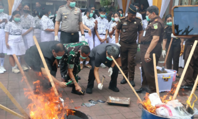 Pemusnahan Barang Bukti Kejari Tabanan