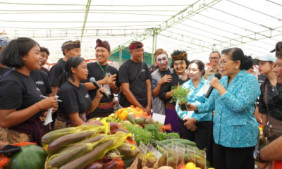 Putri Koster Hadiri Pasar Rakyat TP PKK Bali di Badung