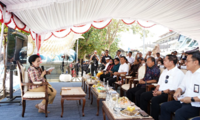 Megawati Tinjau Abrasi Pantai Kuta