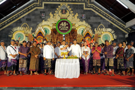 Wabup Bagus Alit Sucipta Hadiri HUT ke-48 ST Catur Asrama