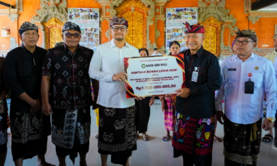 Penyerahan Bantuan Rumah Layak Huni di Mengwi