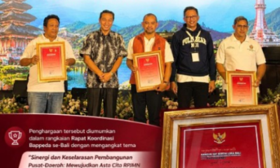 Jembrana Raih Terbaik I Penghargaan Pembangunan Daerah