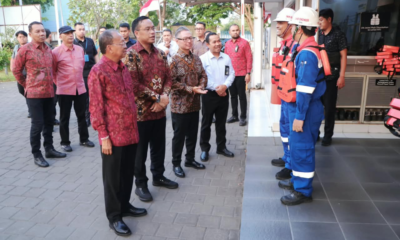 Gubernur Koster Tinjau Depot BBM Pesanggaran