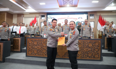 Laporan Kesatuan dan Sertijab Kapolda Bali di Mapolda