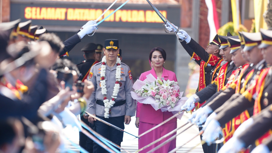 Pelepasan Irjen Daniel Adityajaya di Mako Polda Bali