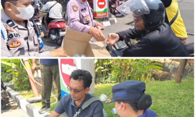 Polda Bali Beri Layanan Kesehatan untuk Warga Antre BBM
