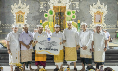 Bupati dan Wabup Badung Hadiri Karya Ngenteg Linggih